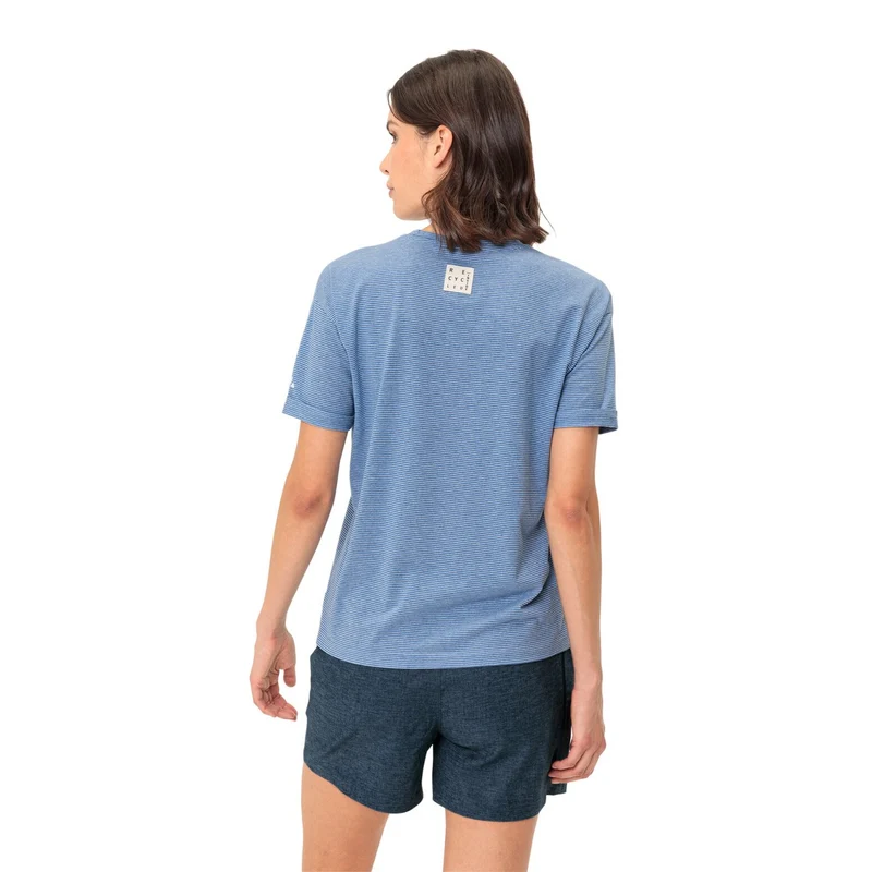 T shirt Vaude Femme respirant Mineo à rayures