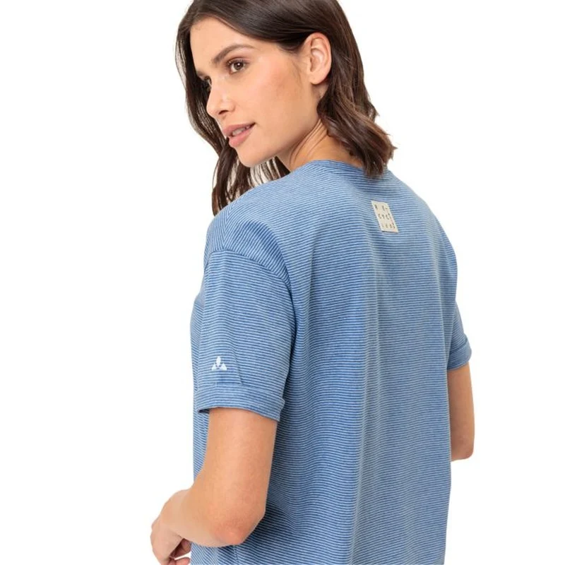 T shirt Vaude Femme respirant Mineo à rayures