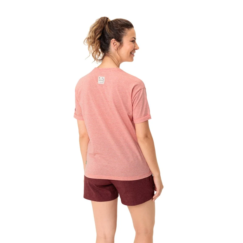 T shirt Vaude Femme respirant Mineo à rayures