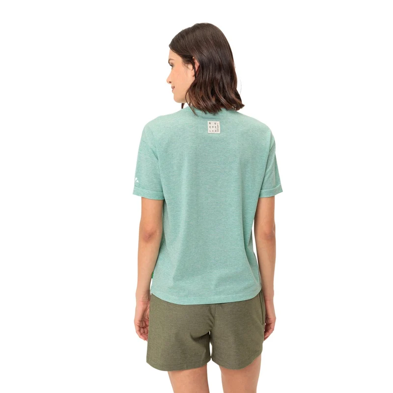 T shirt Vaude Femme respirant Mineo à rayures