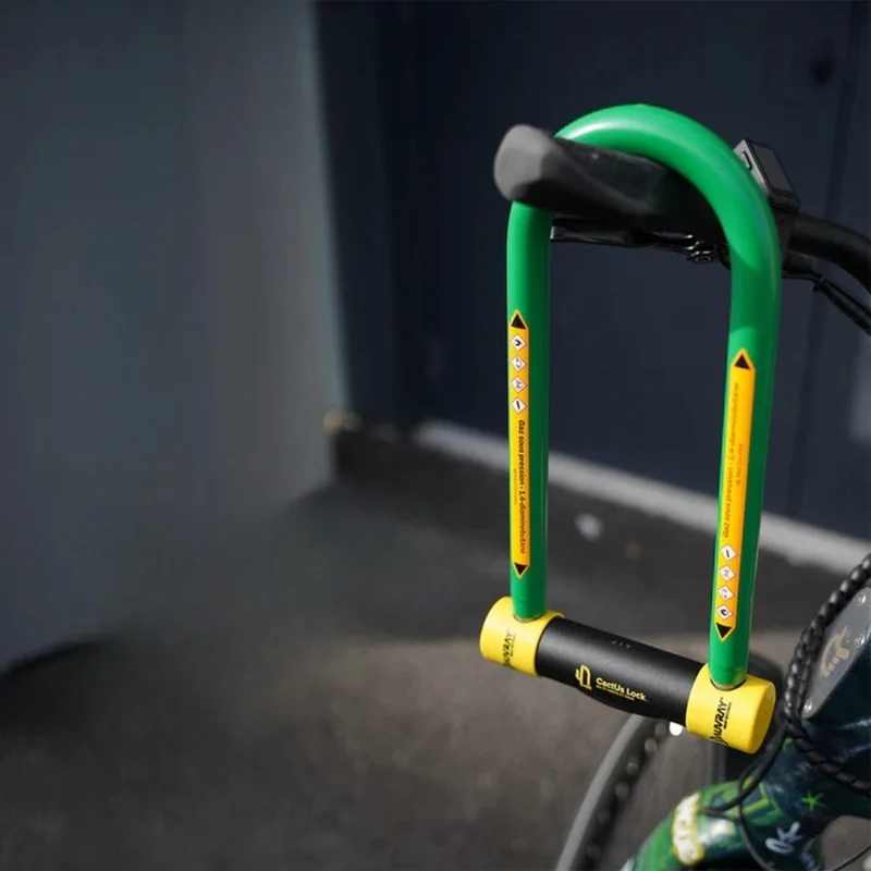 Antivol U vélo homologué avec gaz odorant Cactus Lock