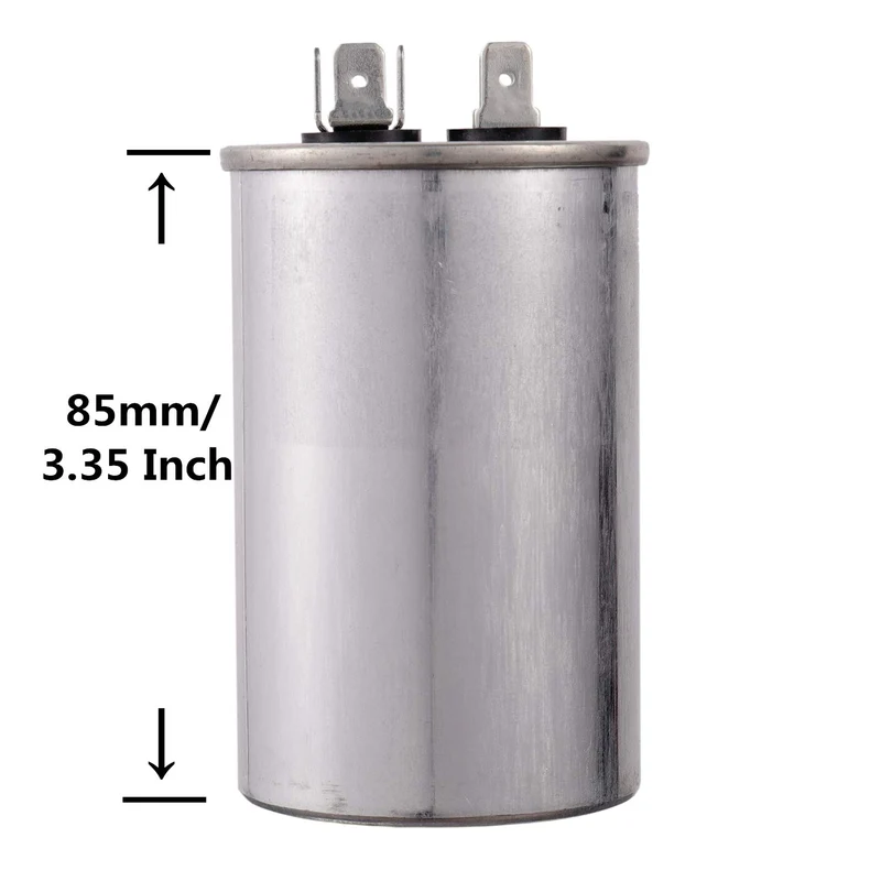 BOJACK Condensateur rond 30 uf MFD 370V 450V AC 50/60 Hz CBB65 10000 AFC