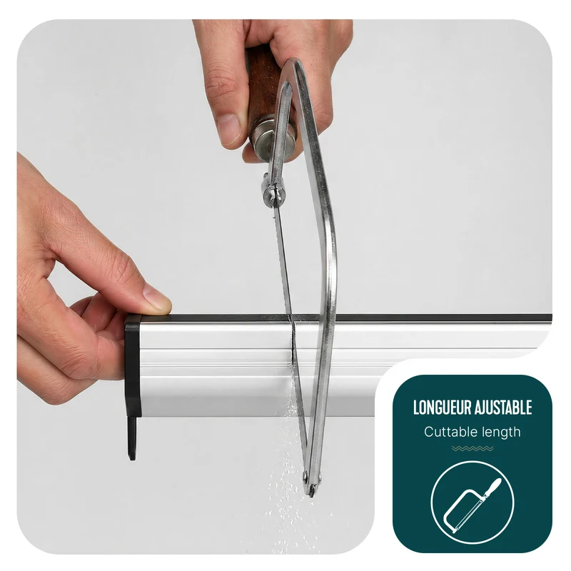 Store moustiquaire pour fenetre enroulable et recoupable en aluminium L100 x H160 cm Blanc